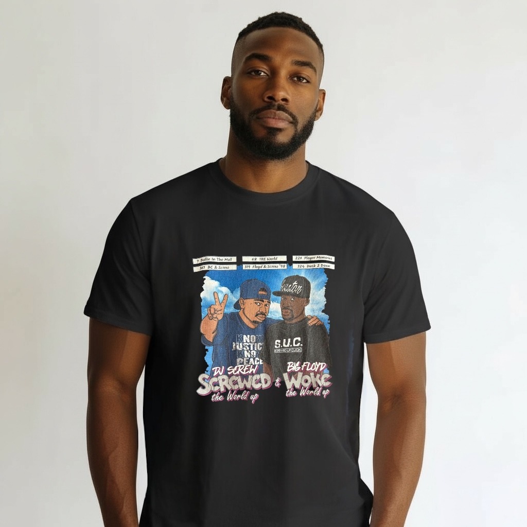 Vintage Dj Screw S.U.C. Screwed Up Click Big Floyd T-Shirt Size 3xl Houston Rap